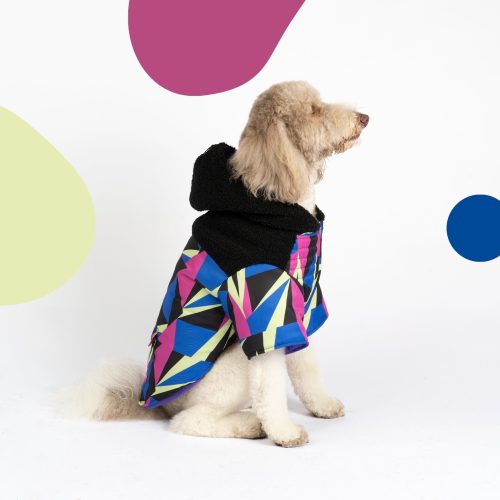 🧥 Ingo Dog Jacket – Water-Resistant Winter Coat with Poop Bag Dispenser & Sherpa Lining