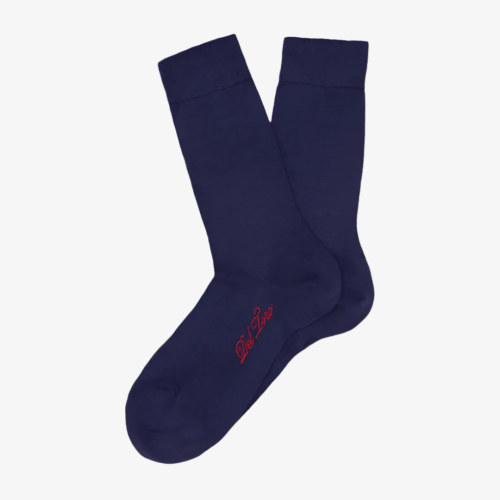 Navy Bamboo Dress Sock