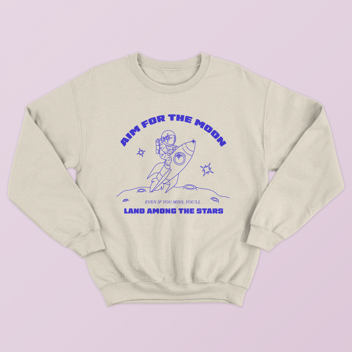 Aim For The Moon Crewneck
