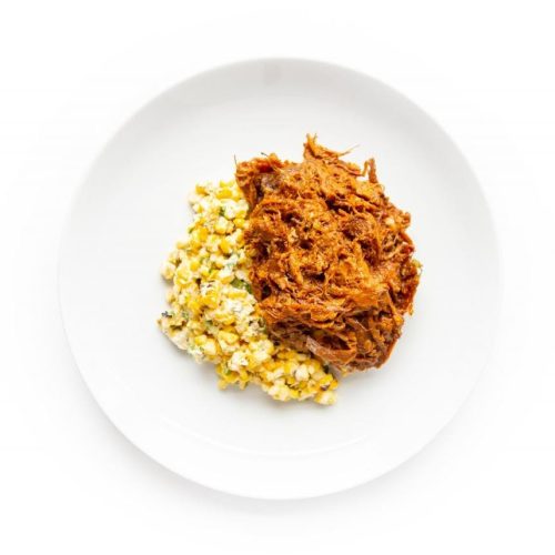 BBQ Pulled Pork with Esquites Corn Salad - 4 Pack